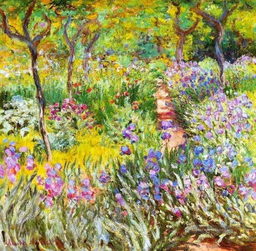 Claude Monet Werke - Der Iris Garten bei Giverny Claude Monet